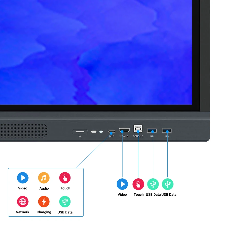 smart class stand wall free mounted digital with lcd screen for teaching 84 inch interactive white board for teaching