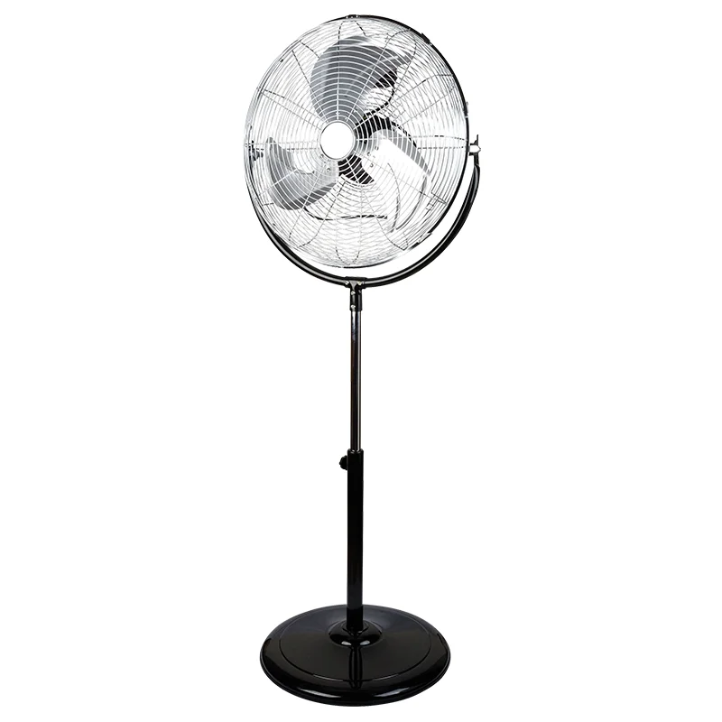 Factory Direct Manufacturer Stand Fan Industrial Fan Commercial Electric Metal Mechanical Pedestal 18 Inch Air Cooling Fan 110W