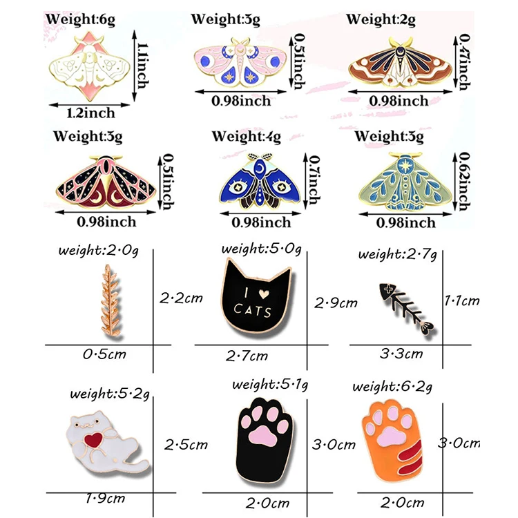 Factory Custom High Quality Cute Multiple Styles Exquisite Anime Hard Soft Metal Badge Lapel Enamel Designer Brooches and Pins