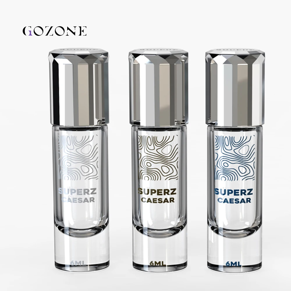 Wholesale 10ml various color white glass essential oil roller ball bottle roll on bottle with stainless bal