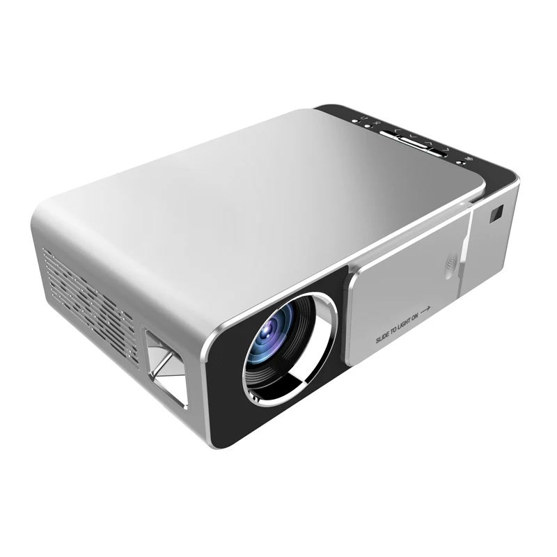 Карманный проектор T6 1280*720 Full HD 3500 люмен светодиодный домашний кинотеатр 2019