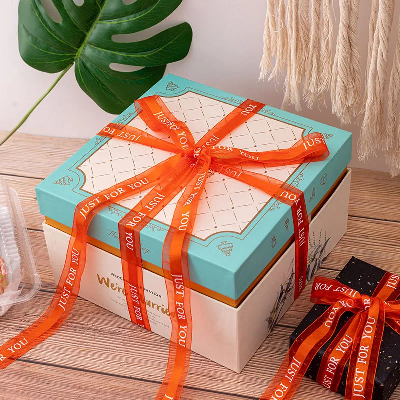 snow gauze ribbon flower packaging cake ribbon bouquet decoration ribbon floral