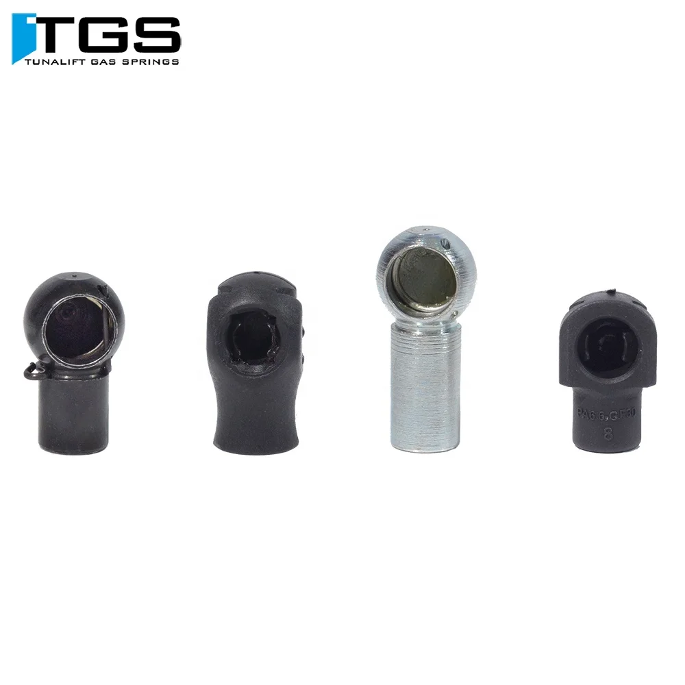 Plastic Ball Socket for Gas Spring Connector  M6 M8 Fastener Black End Fitting High Quality Made in Turkey