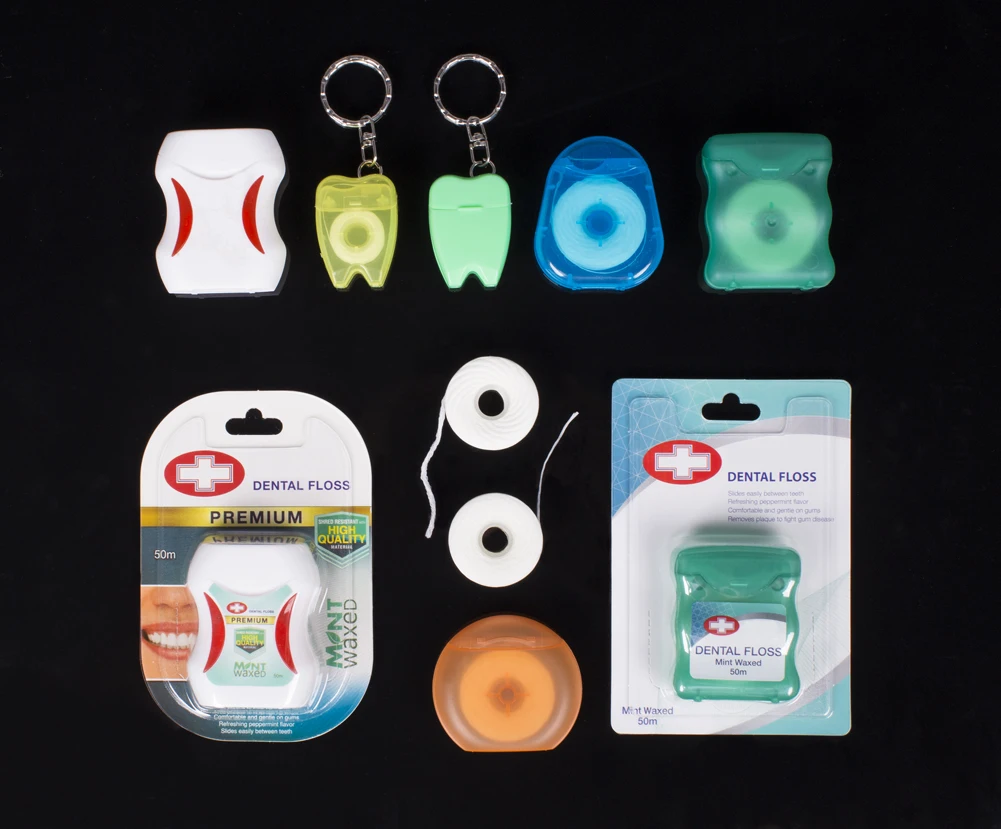 Factory Supply Customized LOGO  20M  Nylon Tooth  Flosser Dental Floss