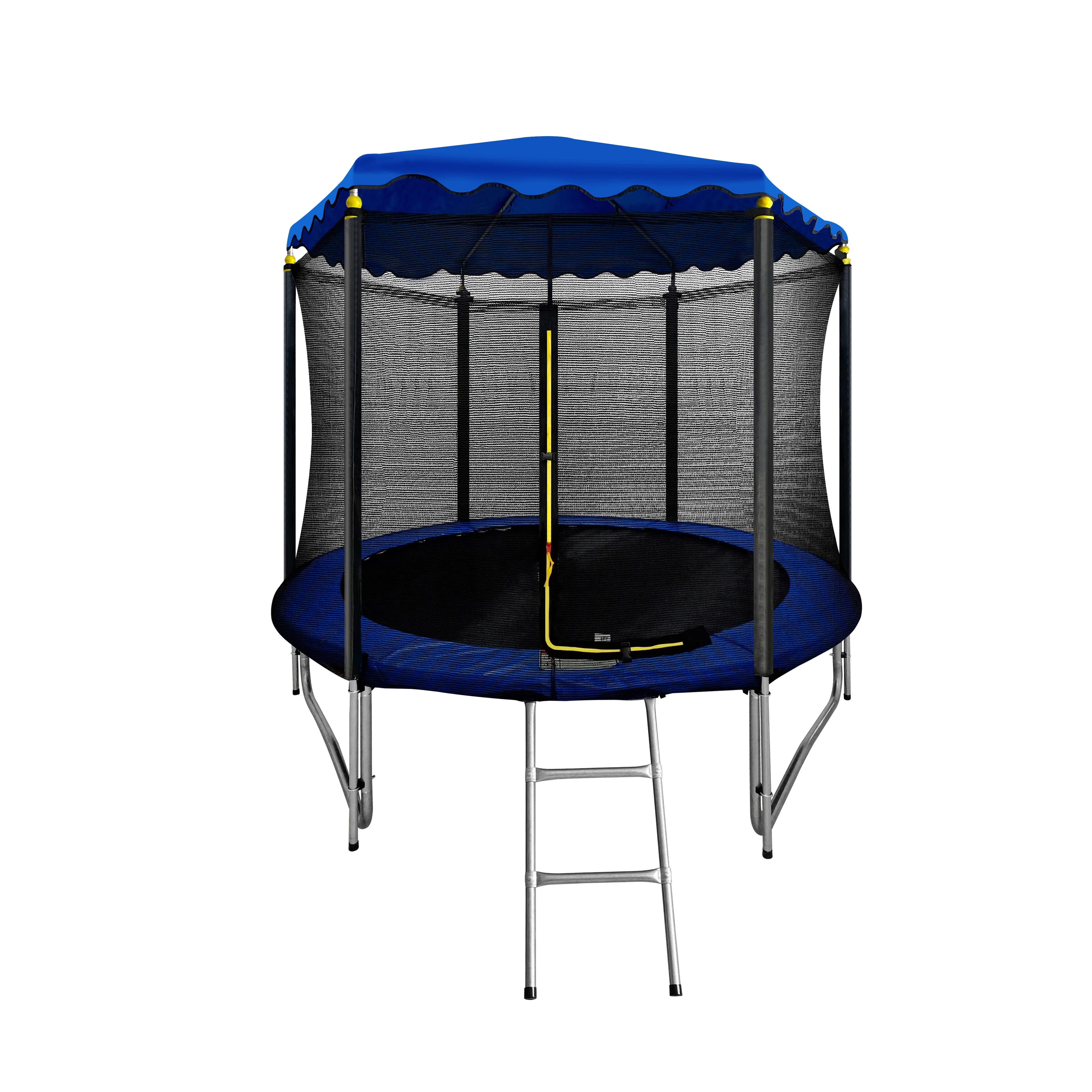 kids playground outdoor mesh trampoline jumping fitness equipment trampoline with roof