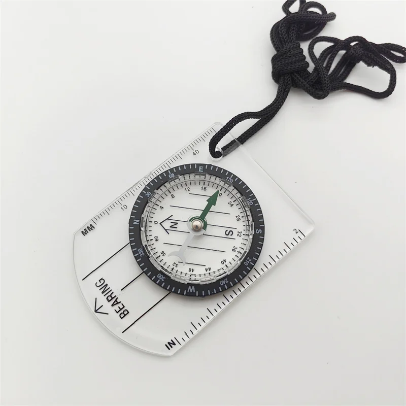 JK-ZNZ-007 Orienteering Compass Hiking Backpacking Camping Compass Map Reading Outdoor Waterproof Compass