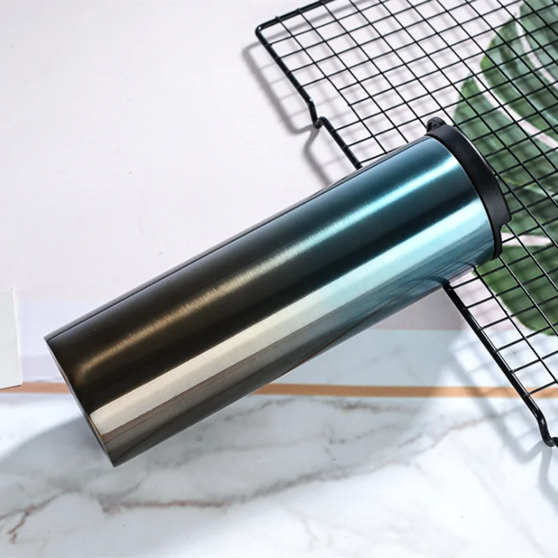Watersy оптовая продажа горячая Распродажа тонкая Термокружка для кофе из нержавеющей стали 304 16 унций термокружки путешествий вакуумная кружка с двойными стенками