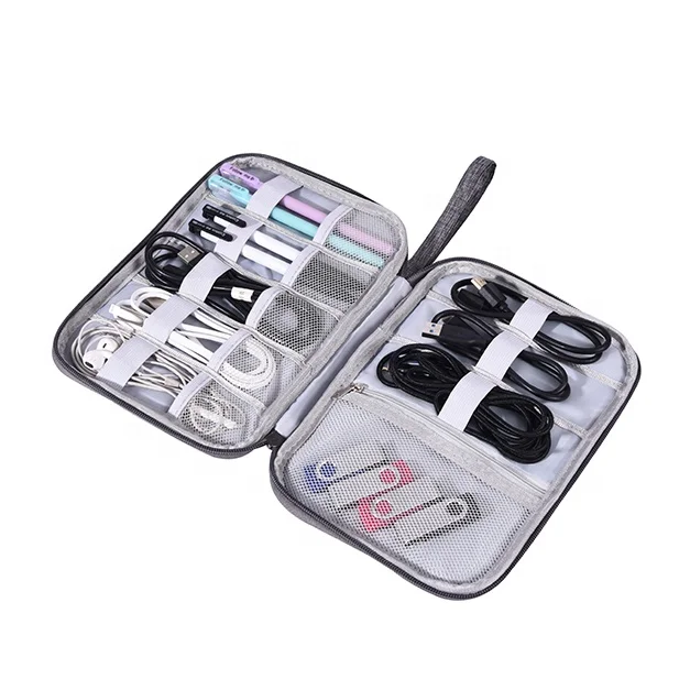 Waterproof Smart Electronic Organizer Small Portable Travel Cable Organizer Bag