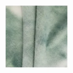 New style Slub Tie dye knitting soft tie dye plain rayon polyester french terry for clothes
