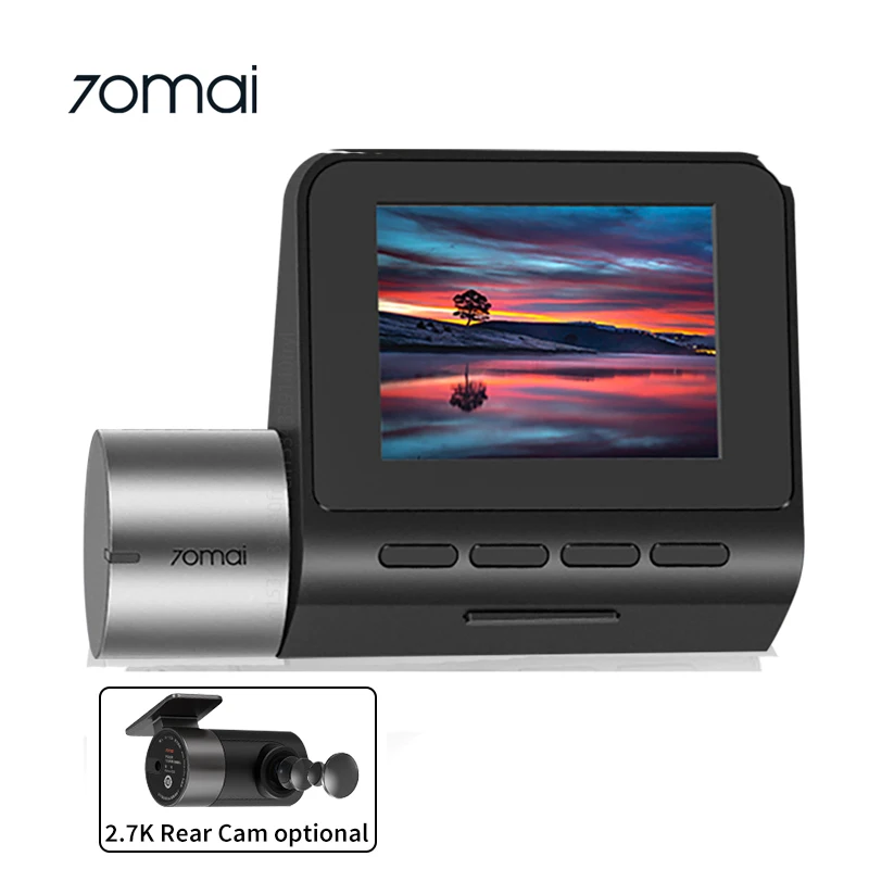 70 mai Dash Cam Pro Plus+ A500s-1 ASDS GPS Auto Electronics 1944P Car Dvr Camera Night Vision Drive Recorder
