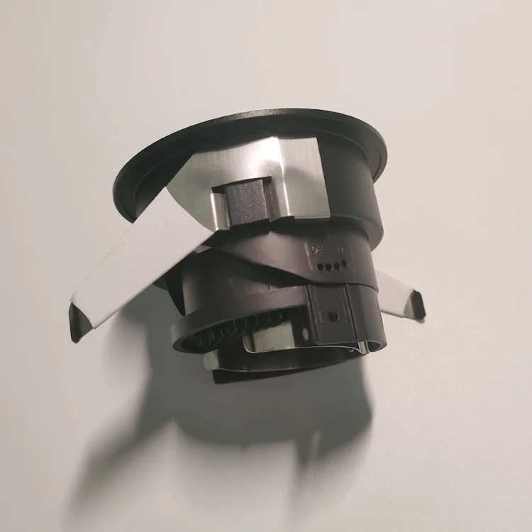 Wellsen Adjustable Single Head Aluminum Gu10 Fixture Mr16 Frame Black White Recessed Down Light Housing