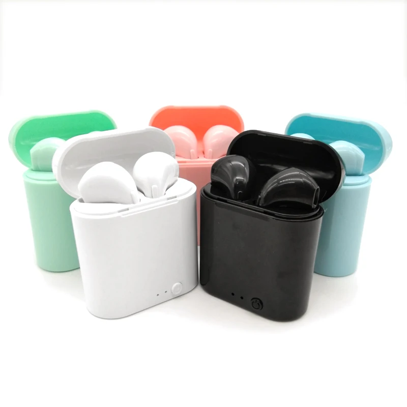 Wireless Headphones BT Earphone i7s Mini TWS Earbuds Sport Handsfree Headset With Charging Box For iPhone Phone