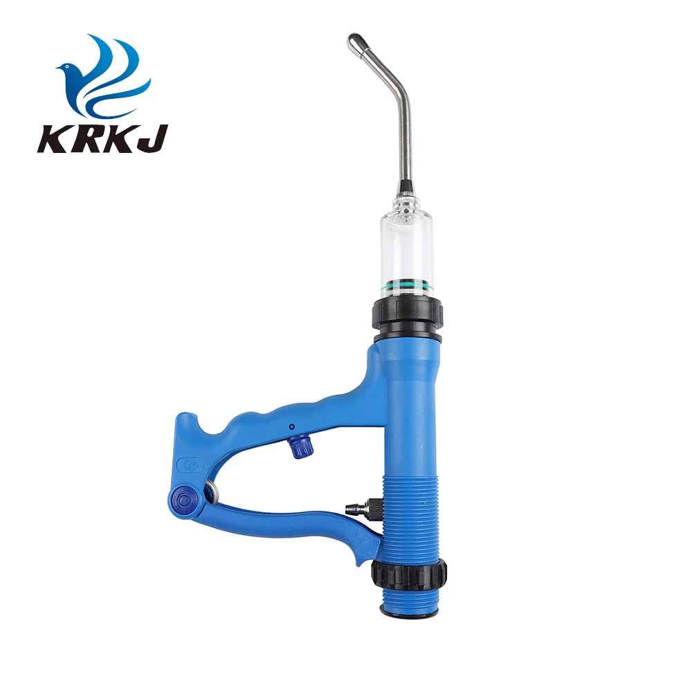 CETTIA KD113 10ml Veterinary Injection Syringe Plastic Steel Animals Automatic Drencher for