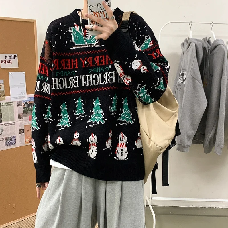 JL-92901wholesale пользовательские Рождественский свитер унисекс большие размеры вязаный мужские модные желтые свитера для