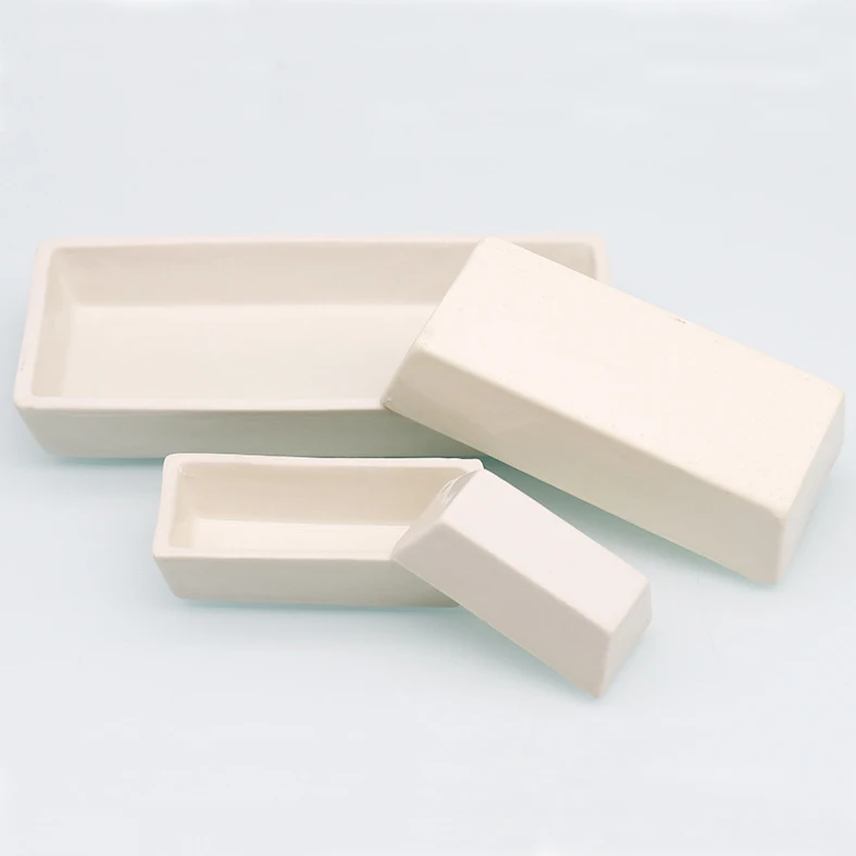 SE12156 Laboratory Porcelain Boat/Ark Combustion Boat Porcelain Captain Ark Ash Pan Porcelain Crucible