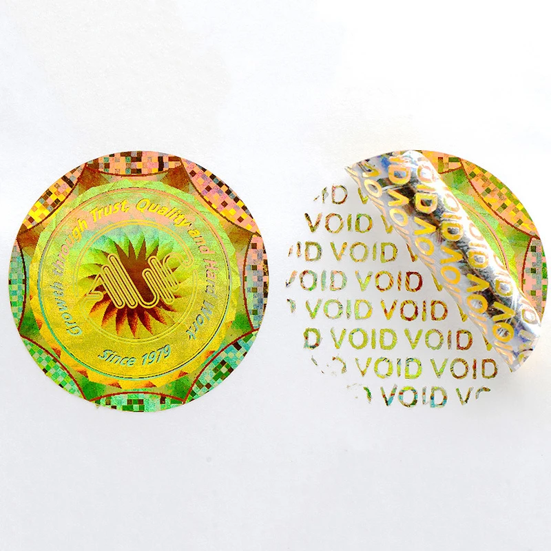 Голографическая гарантия 3D безопасная пустая этикетка на заказ голограмма наклейка