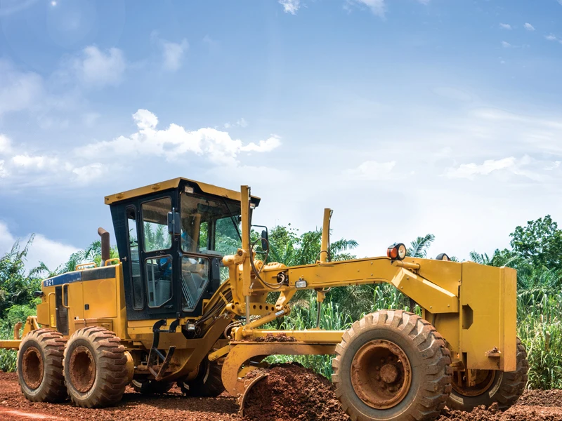 Qingzhou Factory 80KN Hydraulic Pump 14t Motor Grader 190HP SEM919 SEM919F