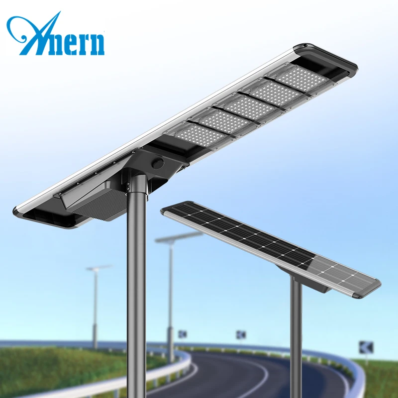 Anern 20w 50w solar lighting lithium ion battery for solar street light