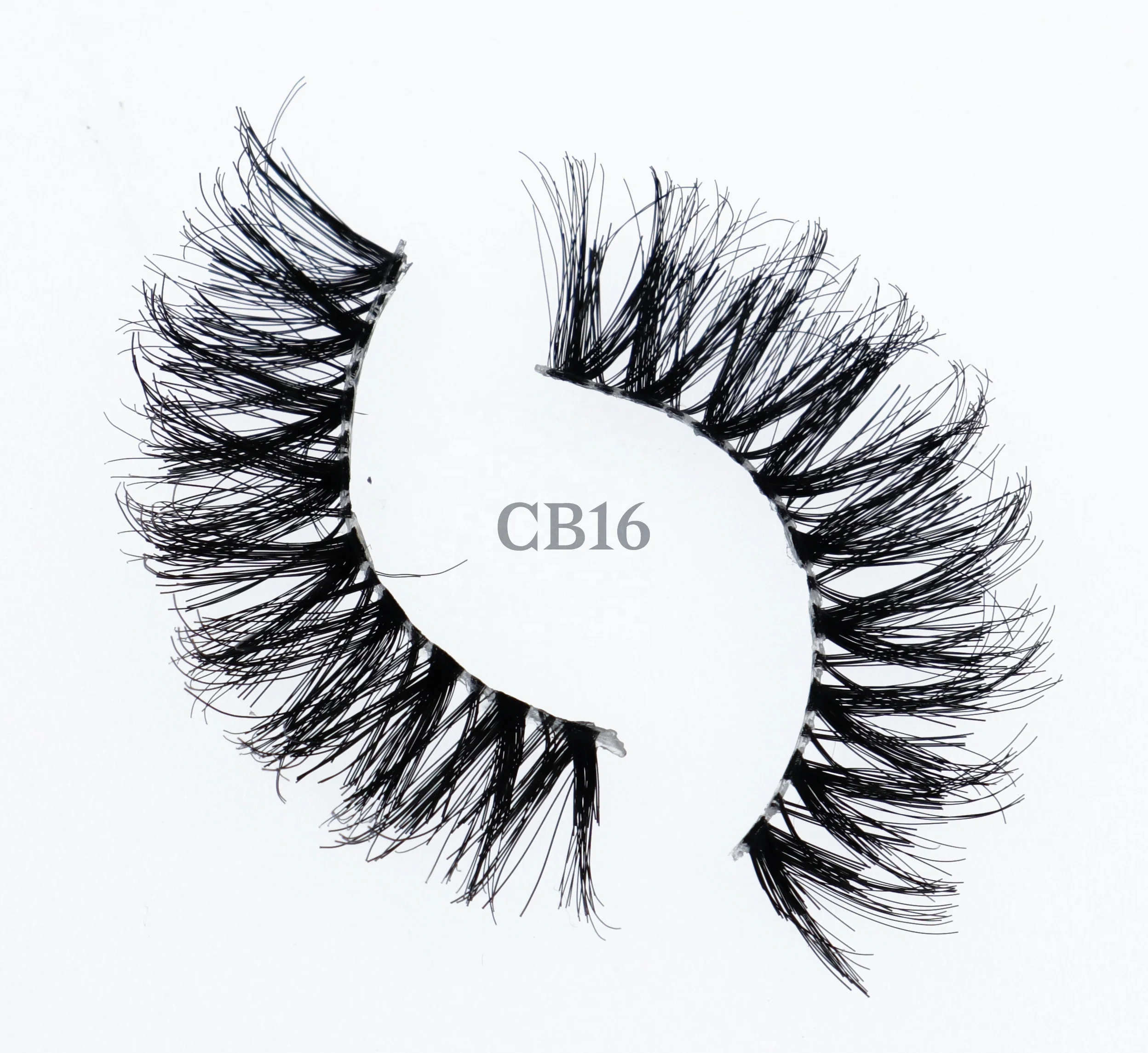 Free samples custom own brand wholesale natural 3D mink lashes vendor  invisible clear band eyelashes