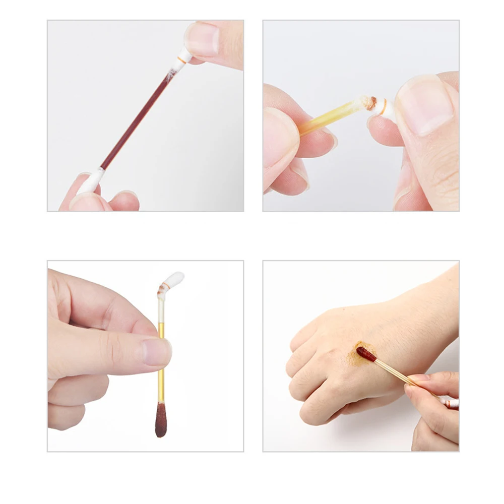 Cheapest Price Plastic Box Packed Iodophor Sterile Povidone Iodine Liquid Filled Cotton Swab