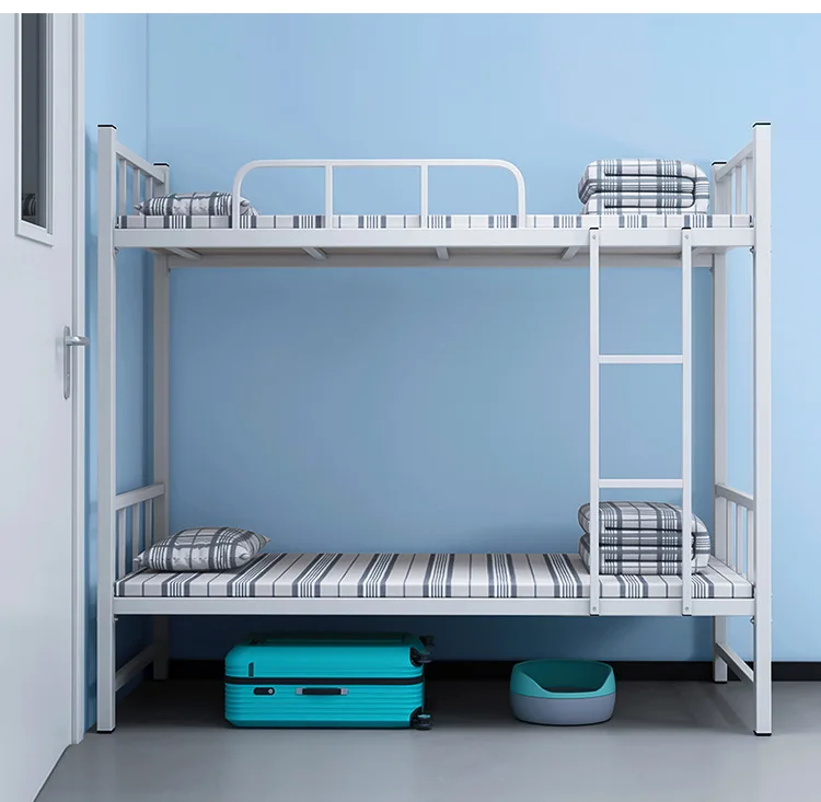 Queen Size Single School Apartment Furniture Bunk  Metal Bed