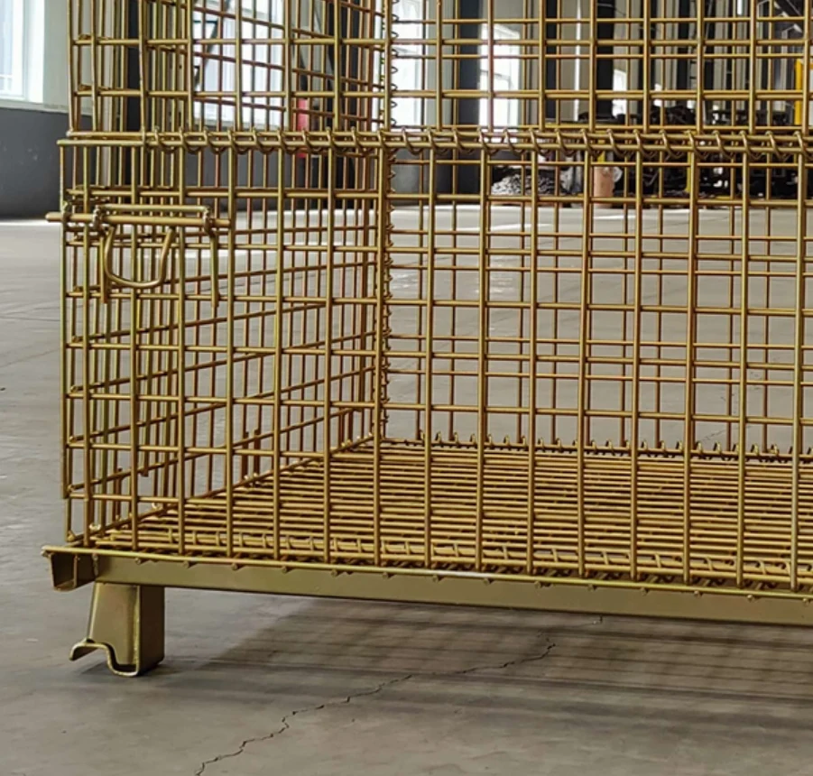 BHK102 складной и Штабелируемый контейнер из проволочной сетки для прочного и удобного использования