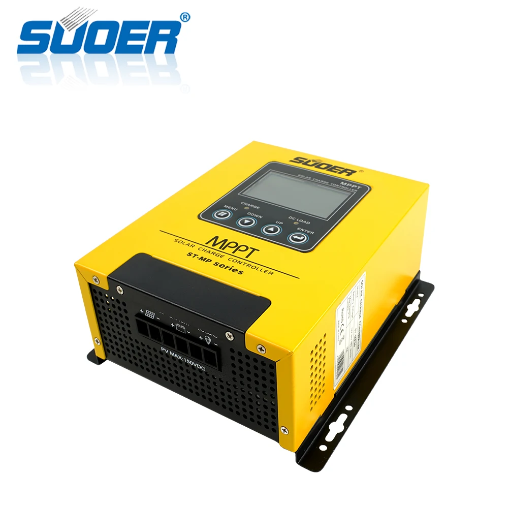 Suoer MPPT Solar Charge Controller 12V 24V 30A 40A 60A 80A 100A 30 Amp Solar Regulator photovoltai charge controller