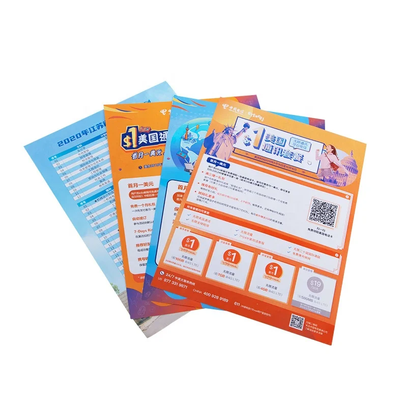 Fast Shipping 80p A4 210 297 mm High Quality Product Catalog Printing Thin Inside Paper Soft Cover Book Brochure Flyer Printing