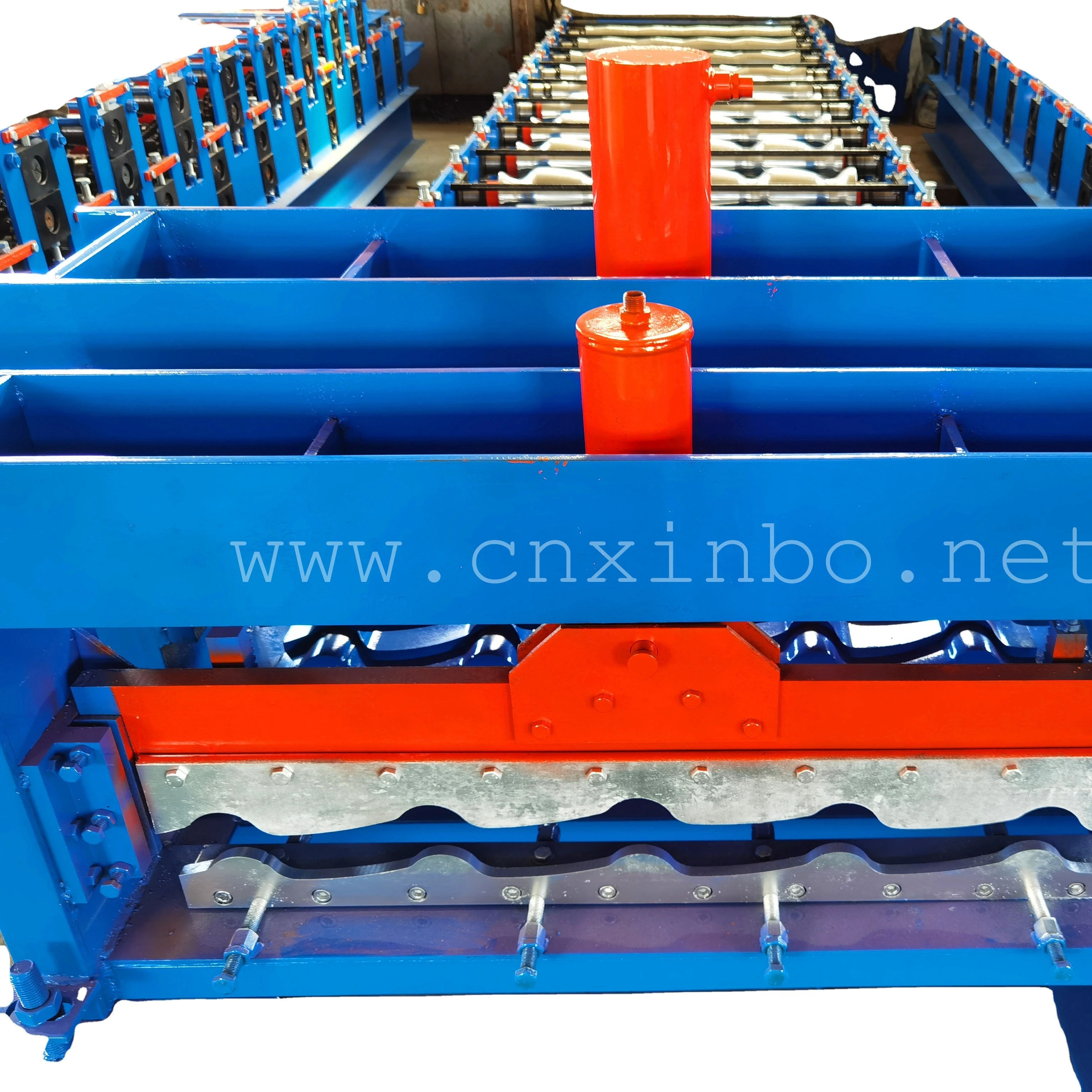Glazed tile machine new design roof plate you roll forming machine PLC control system
