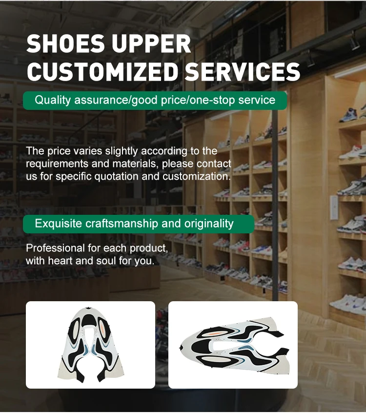 High quality shoe upper making fabric tpu sports shoes upper comfortable shoe vamp for women