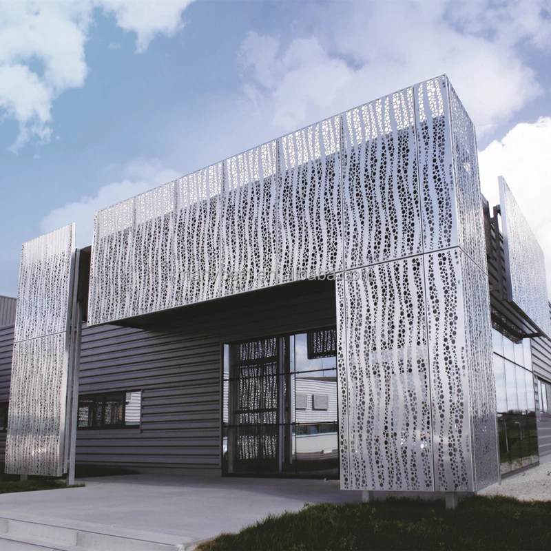 Современный дизайн наружная алюминиевая металлическая облицовочная панель фасадов