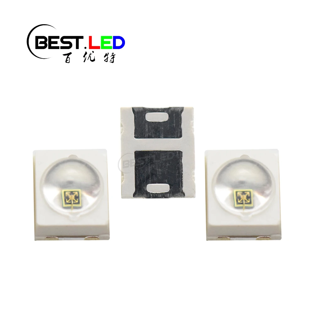 2835 SMD 60 Degree Domed Lens LED Diode Infrared Far Red 740nm LED Emitter