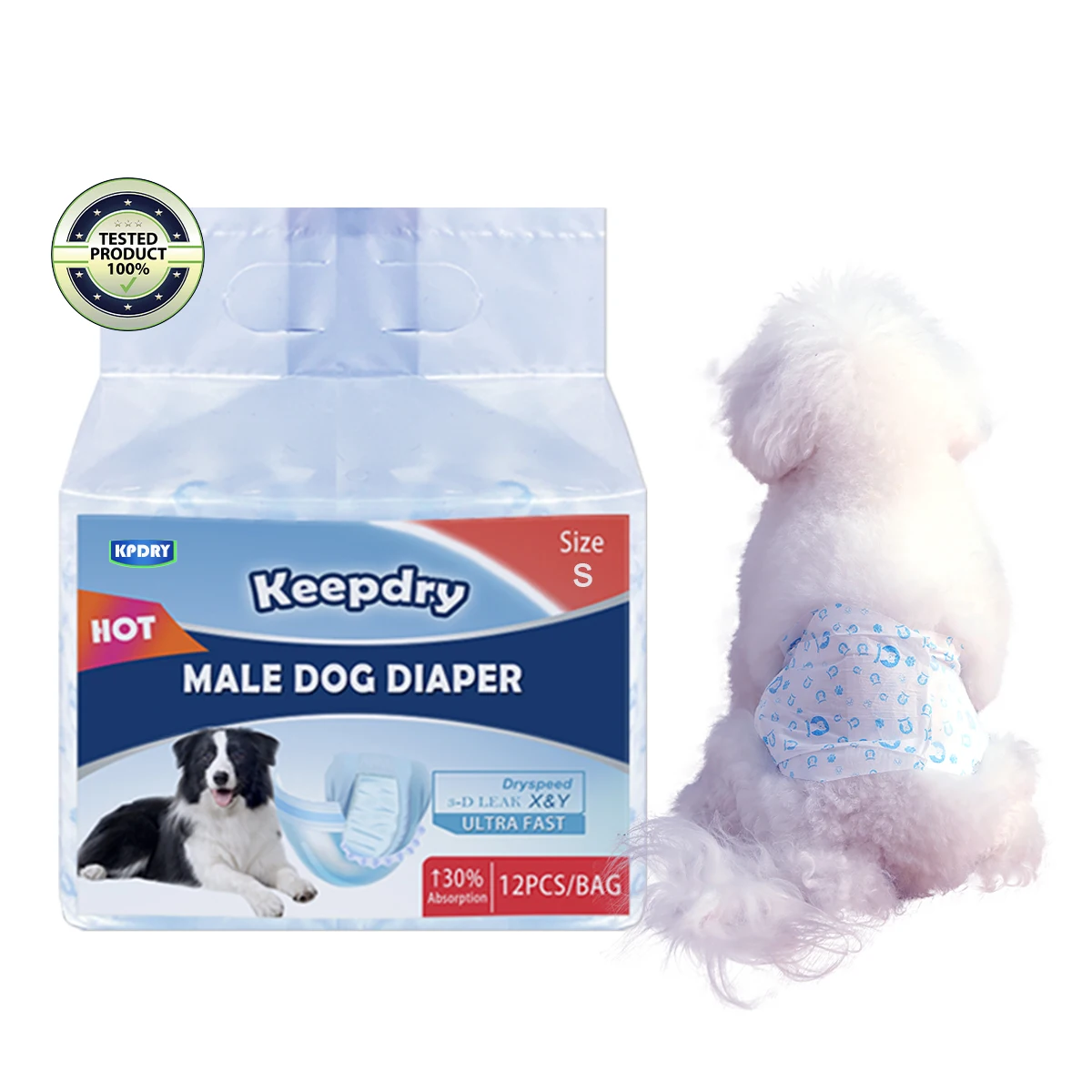 Good quality puppy pet dog cat diaper for male and female pet