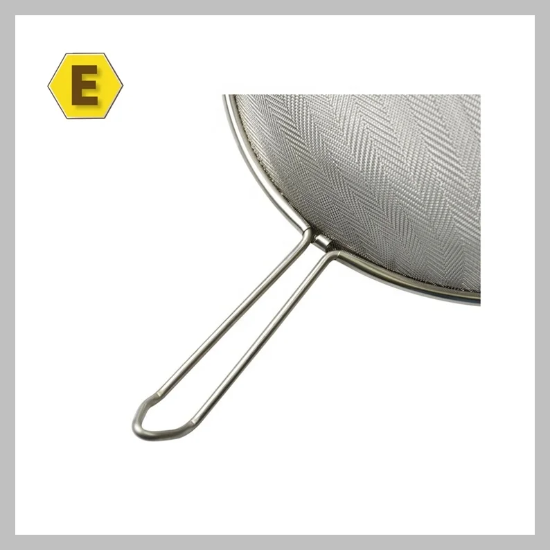 
Stainless steel honey sieve with three brackets 