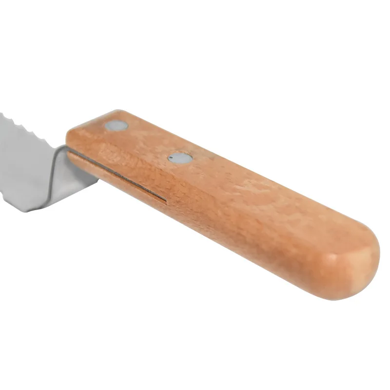 Honey Uncapping Knife Stainless Steel Serrated Beekeeping Knife for Harvesting Extracting Honey Equipment Bee Hive Tool