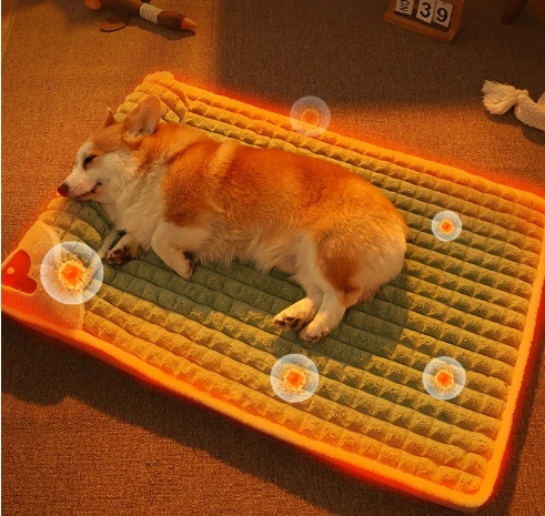 Large XL Dog Bed with Classic Dot Pattern Removable Washable Cover Durable Foam & Breathable Sponge for Cats Pet Supplies