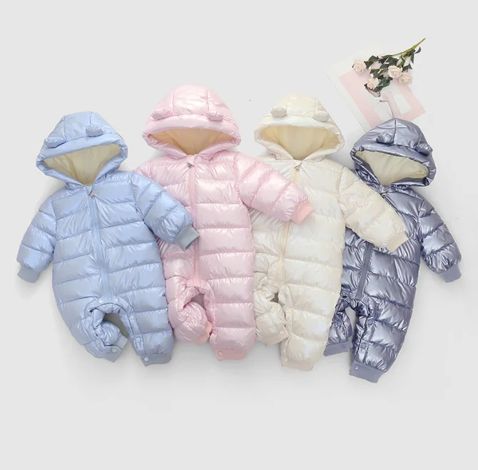 baby winter 0-3 months of newborn out clothing climbing jumpsuit baby romper clothes for kids