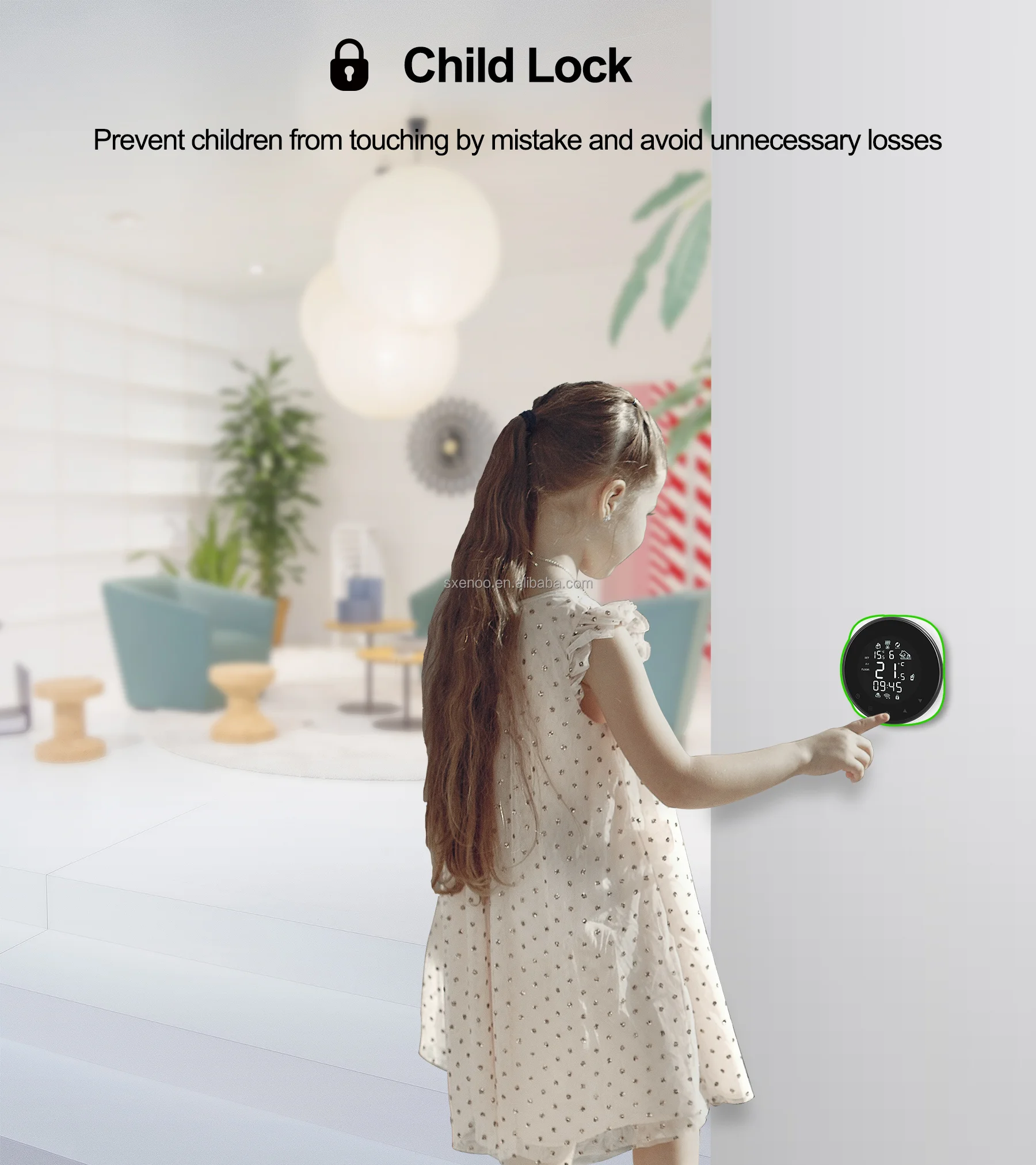 programmable smart home opentherm wireless thermostat wifi 16A