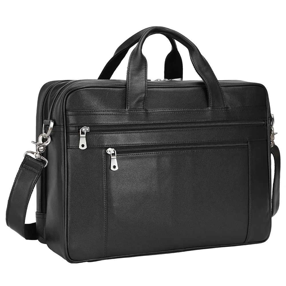 Мужской кошелек Tiding высокое качество цвета: черный для бизнеса; Мужская обувь на плоской подошве сумка адвокат читать из коровьей кожи Портфели кожаные портфели мужчин