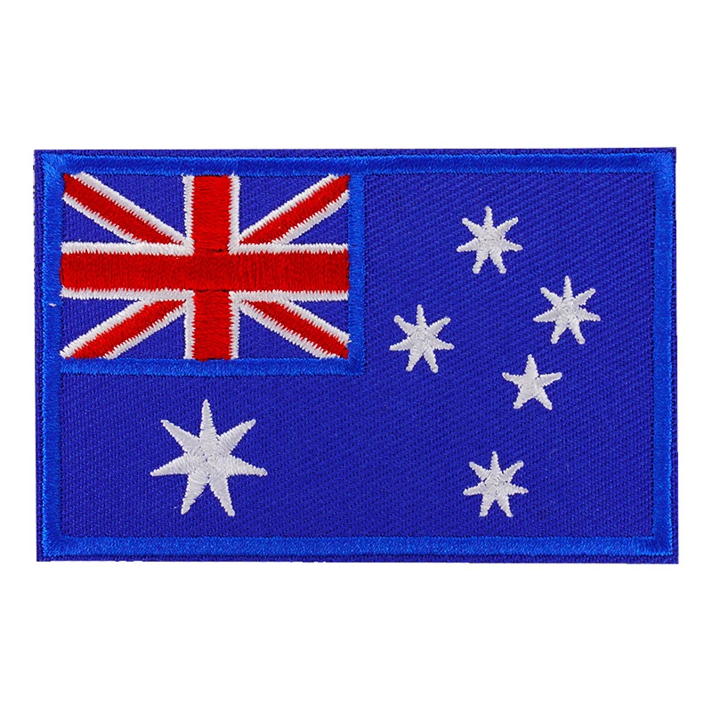 Оптовая продажа производство различных стран патчи индивидуальные национальные флаги вышитые с крючком и петлей
