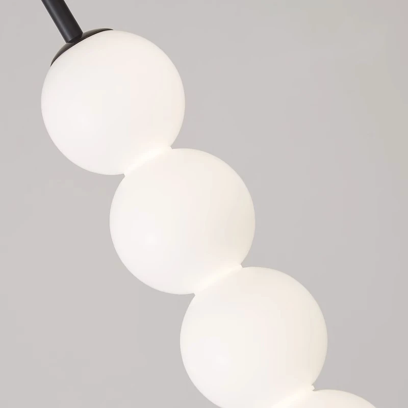 All copper bedside chandelier Creme Frauche style creative personality pearl glass bubble ball lamp