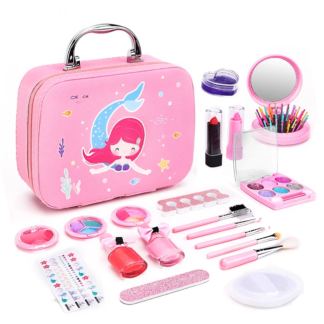 Новый набор игрушек для ногтей, оптовая продажа, органический блеск для губ, косметичка для девочек, набор игрушек (1600506903757)