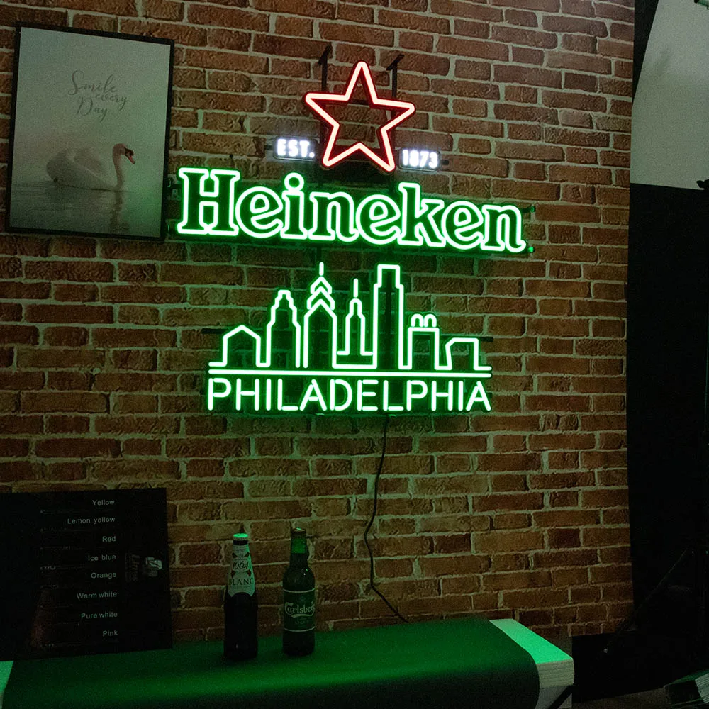 Module Rgb Light Up Flexible Board Sign Neon Lights Silicone Tube Led Strip Custom Outdoor Wall Hanging Sign For Business