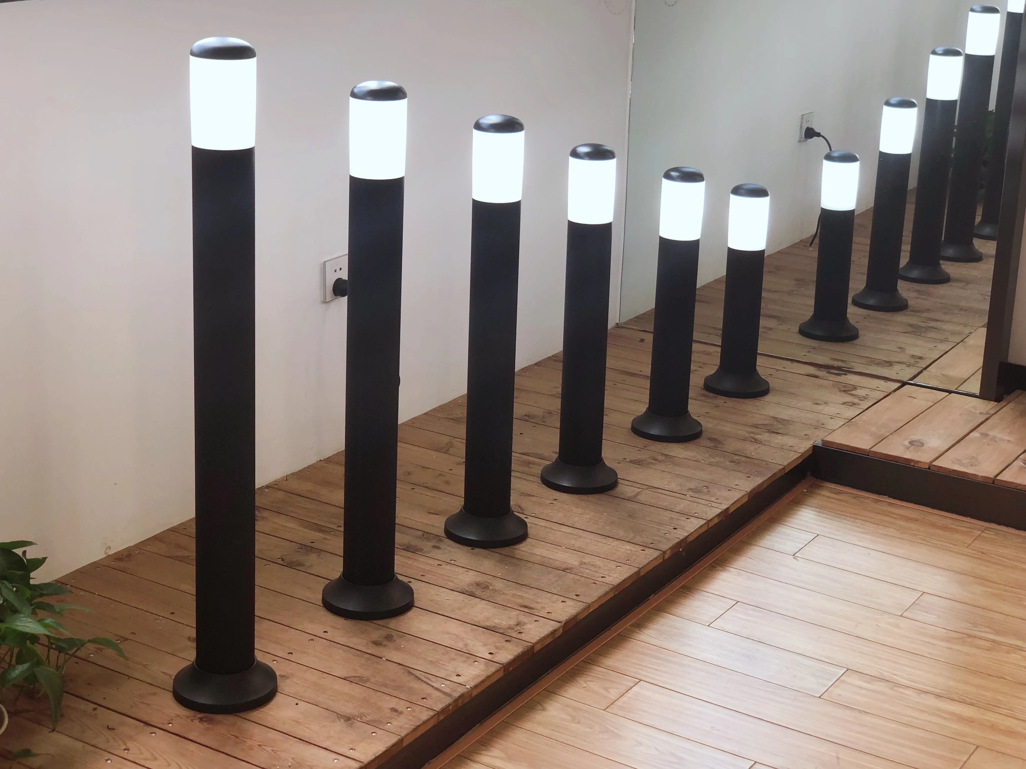  Светодиодный светильник PL5001 для газона водонепроницаемый столбик сада 50 см 12 Вт 18 IP54