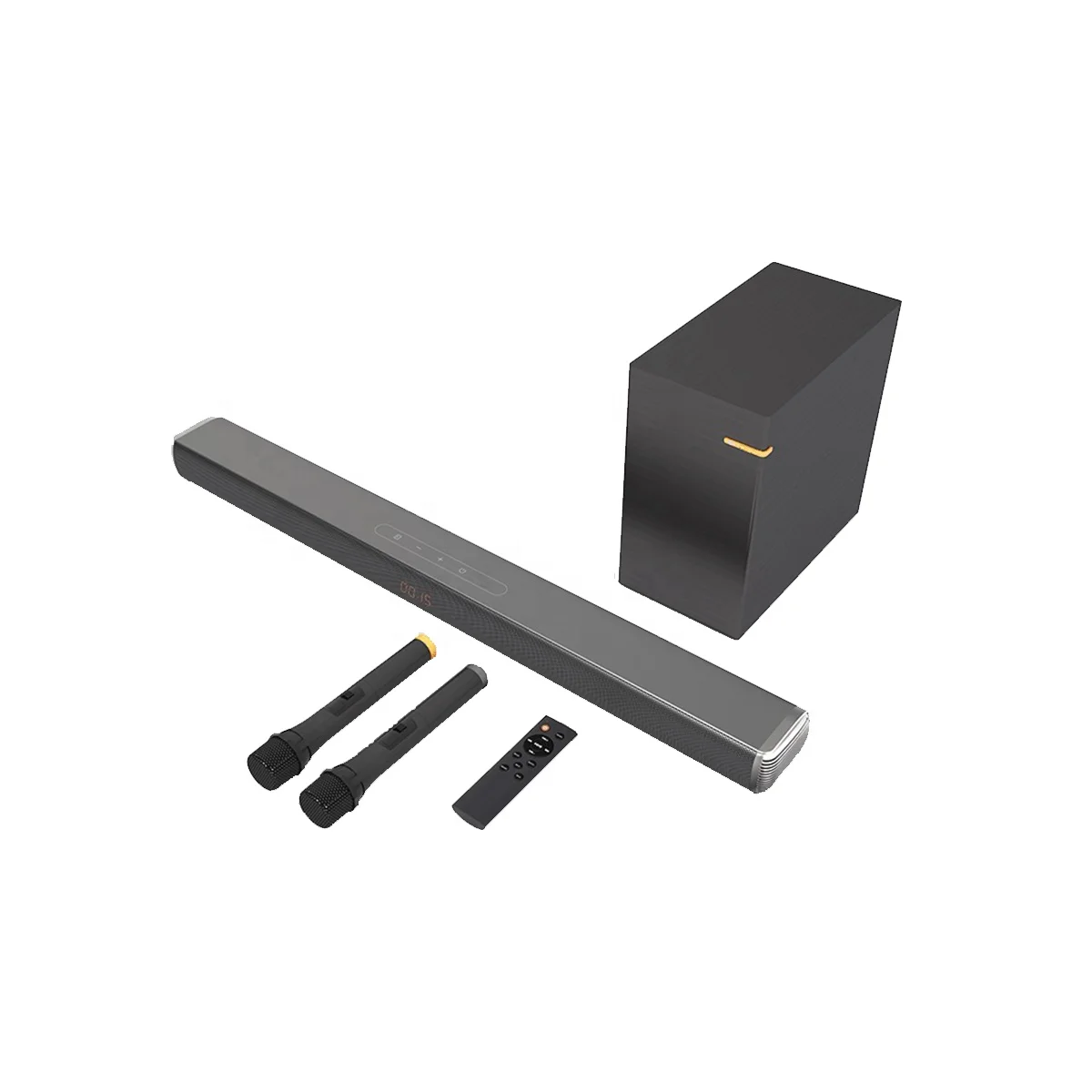 Bluetooth Soundbar Party Speaker Sound Bar with Subwoofer Music System for TV