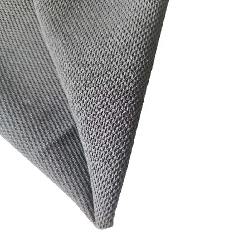 Customized color 100% polyester honeycomb jacquard mesh fabric