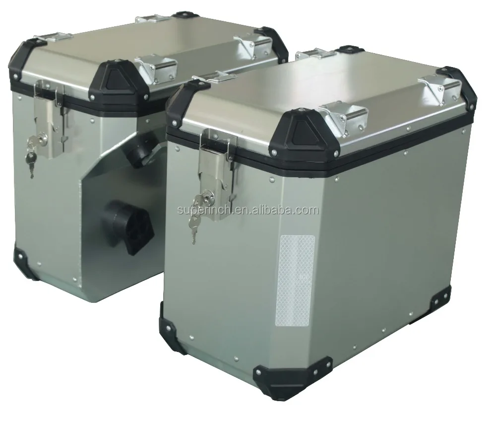 43L мотоциклетные алюминиевые боковые сумки Коробка для Bmw F800Gs/F700Gs/F650Gs Twin Cyl