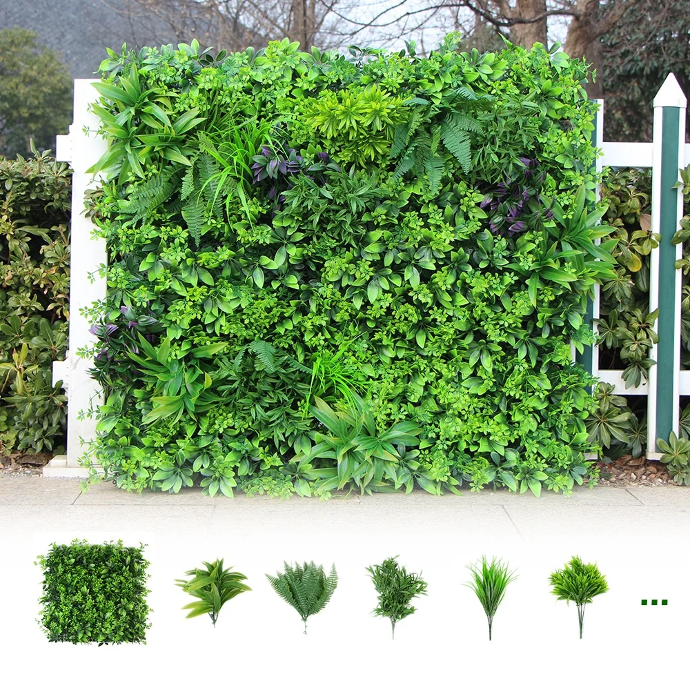 SUNWING 100*100cm artificial vertical garden green jardin foliage wall