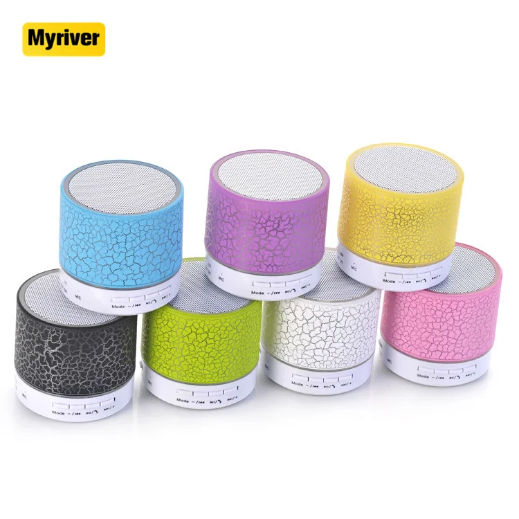 Myriver Cheap Custom Music Led Light Usb Mp3 Speaker Small Smart Wireless Portable Mini Pocket Bt Speakers Manufacturer For Sale