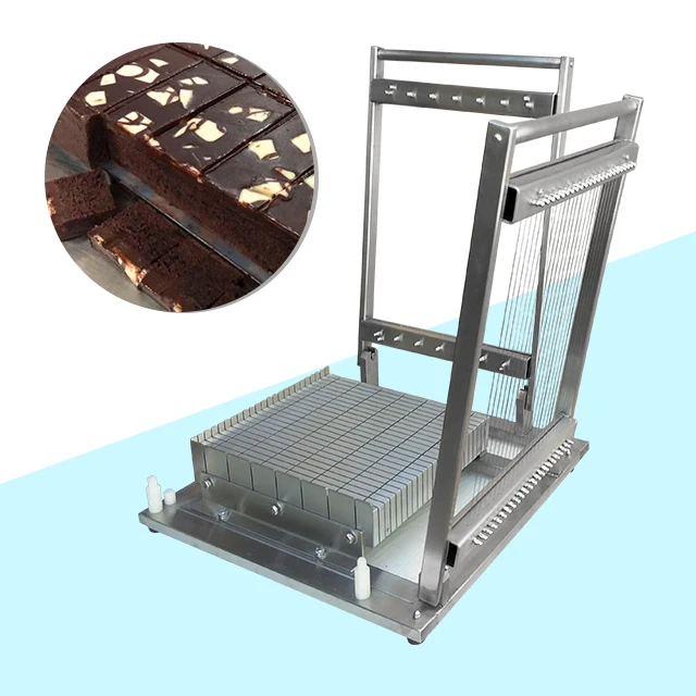 Large board chocolate cutter machine professional double blade chocolate parting machine table top chocolate cut